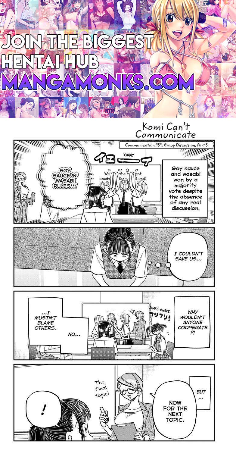 Komi-san wa Komyushou Desu Chapter 439 1